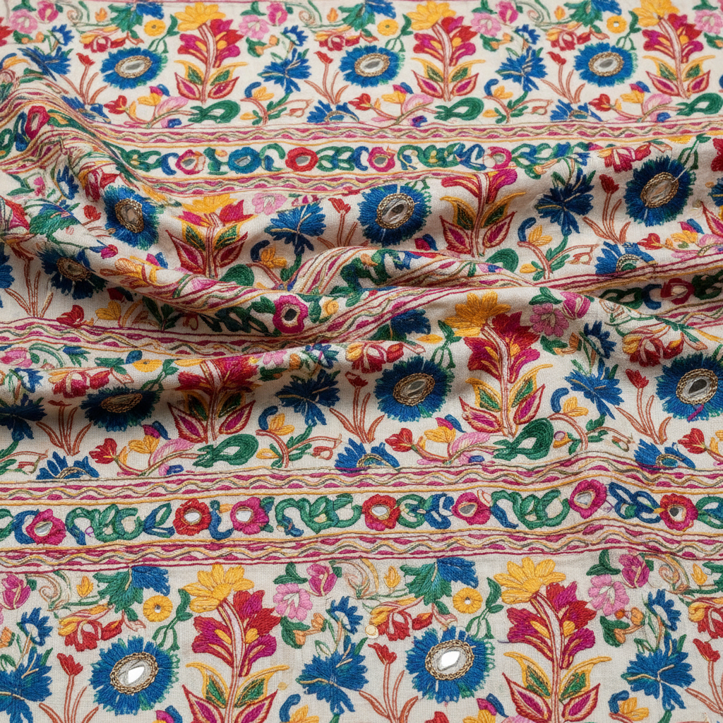Elegant Cotton Kurthi - Detail Shot